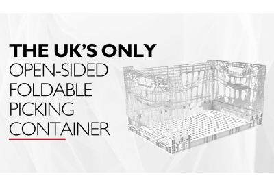 Star Product: 71.5 Litre Open-sided Foldable Euro Plastic Picking Container