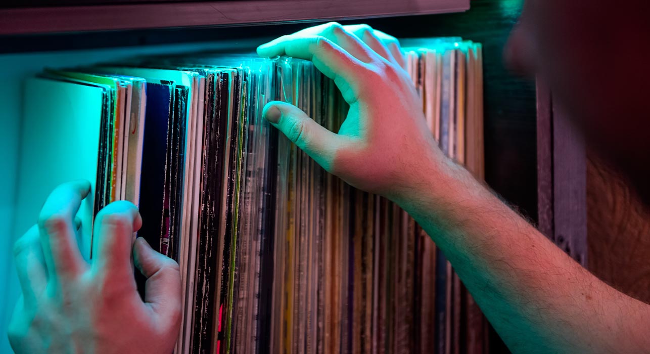 vinyl records