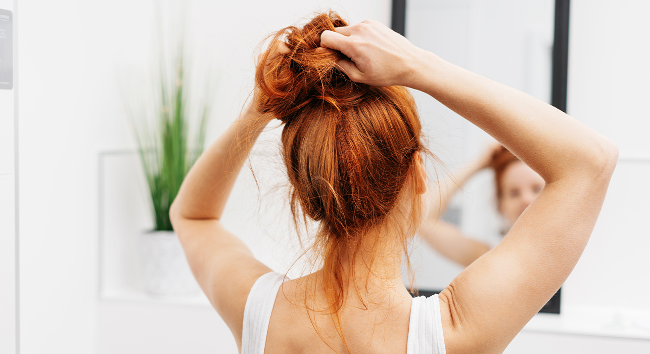 High bun