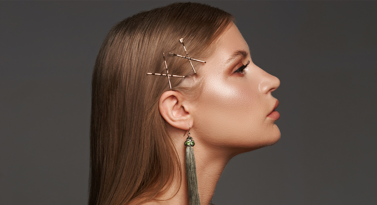 Stacked hair grips