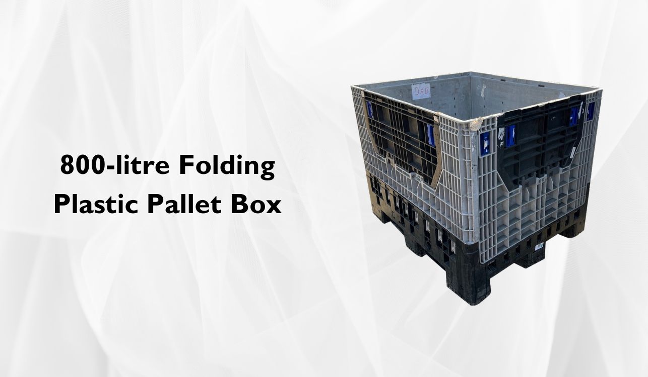 800-litre Folding Plastic Pallet Box