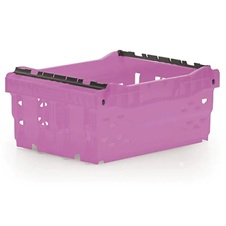 Pink Plastic Storage Boxes