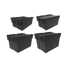 Recycled Attached Lid Containers