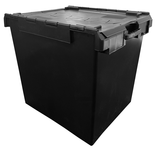 165 Litre Extra Deep Recycled Stack/Nest Attached Lid Container