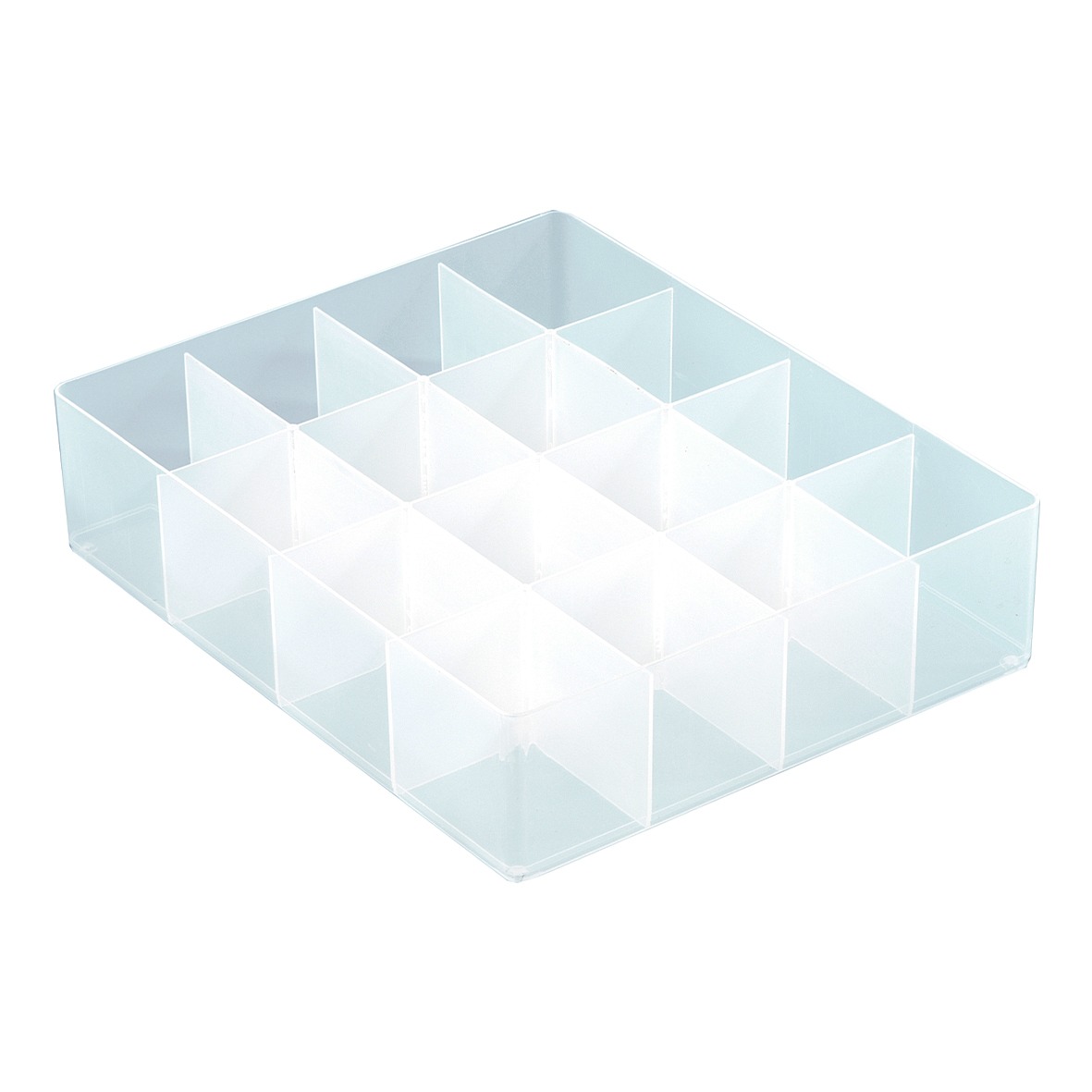 Really Useful 16 Partition Clear Divider Storage Tray 