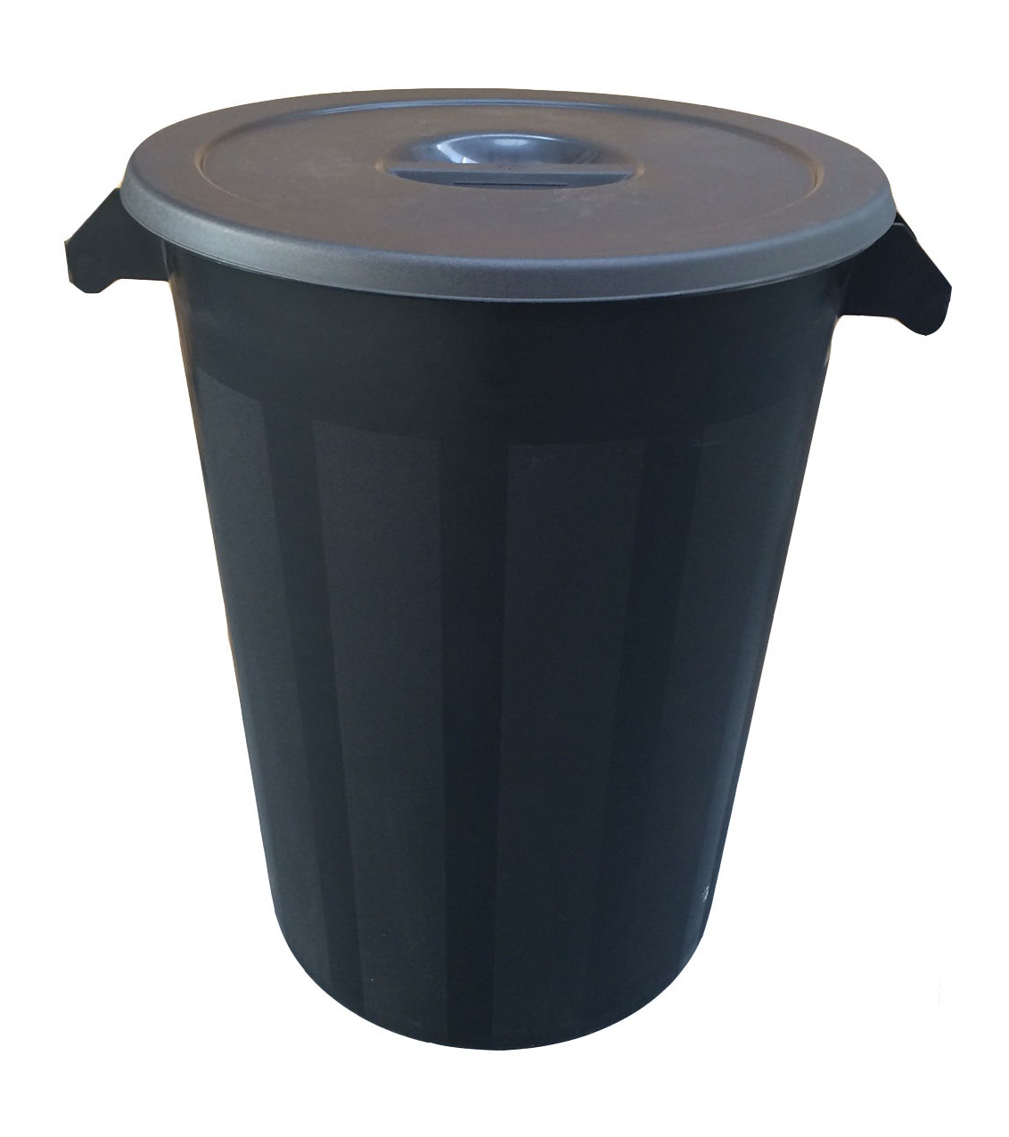 100 Ltr Black Plastic Industrial Catering Bin w/Lid