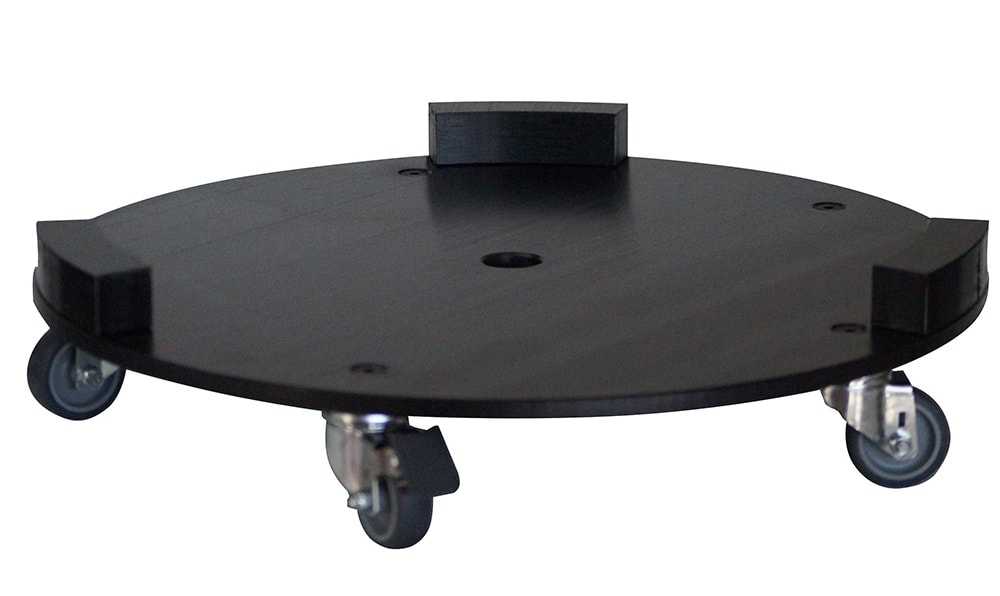 Round Heavy Duty Braking Dolly for 100 Litre Bins