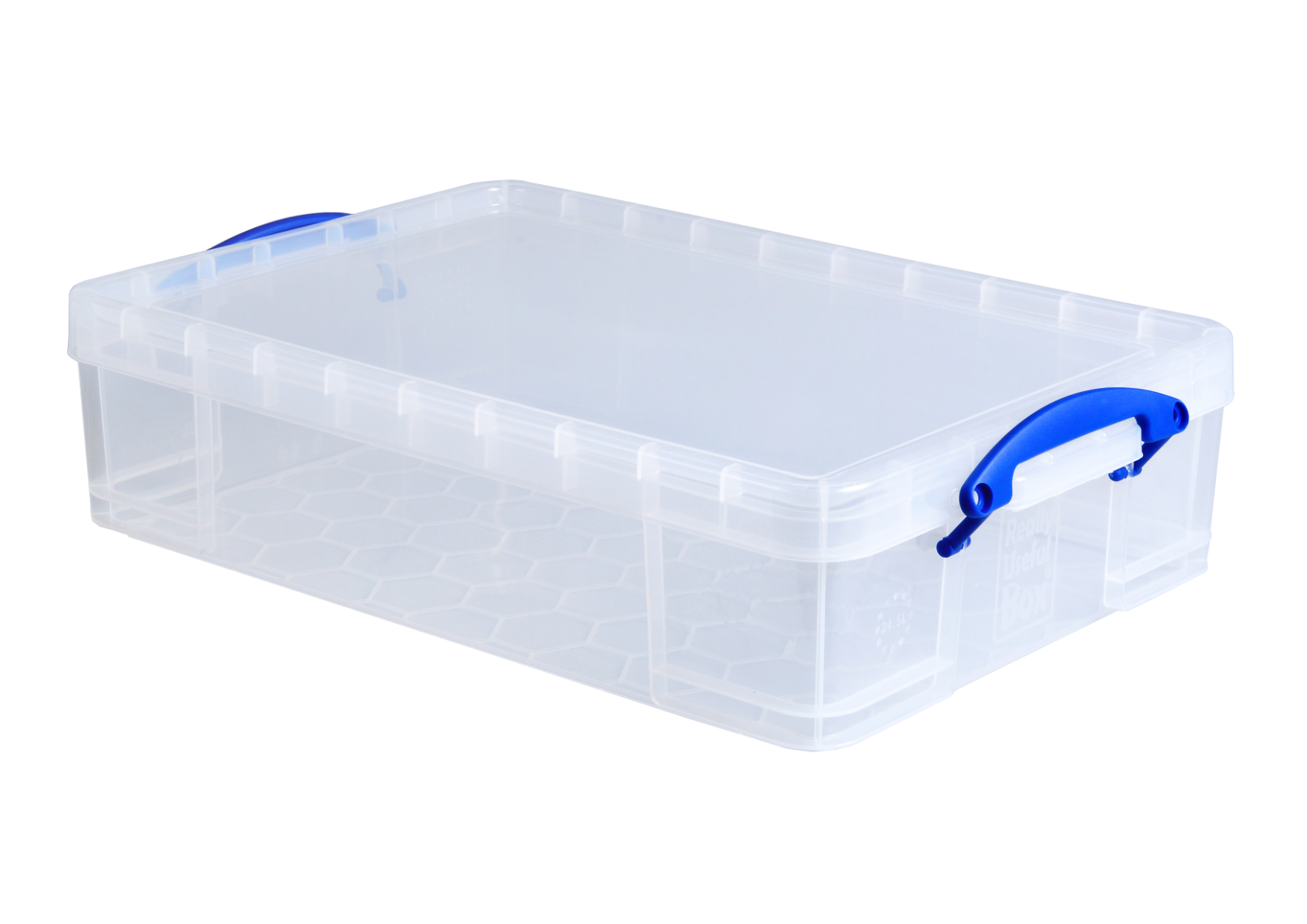 24.5 Ltr Clear Really Useful Plastic Storage Box 