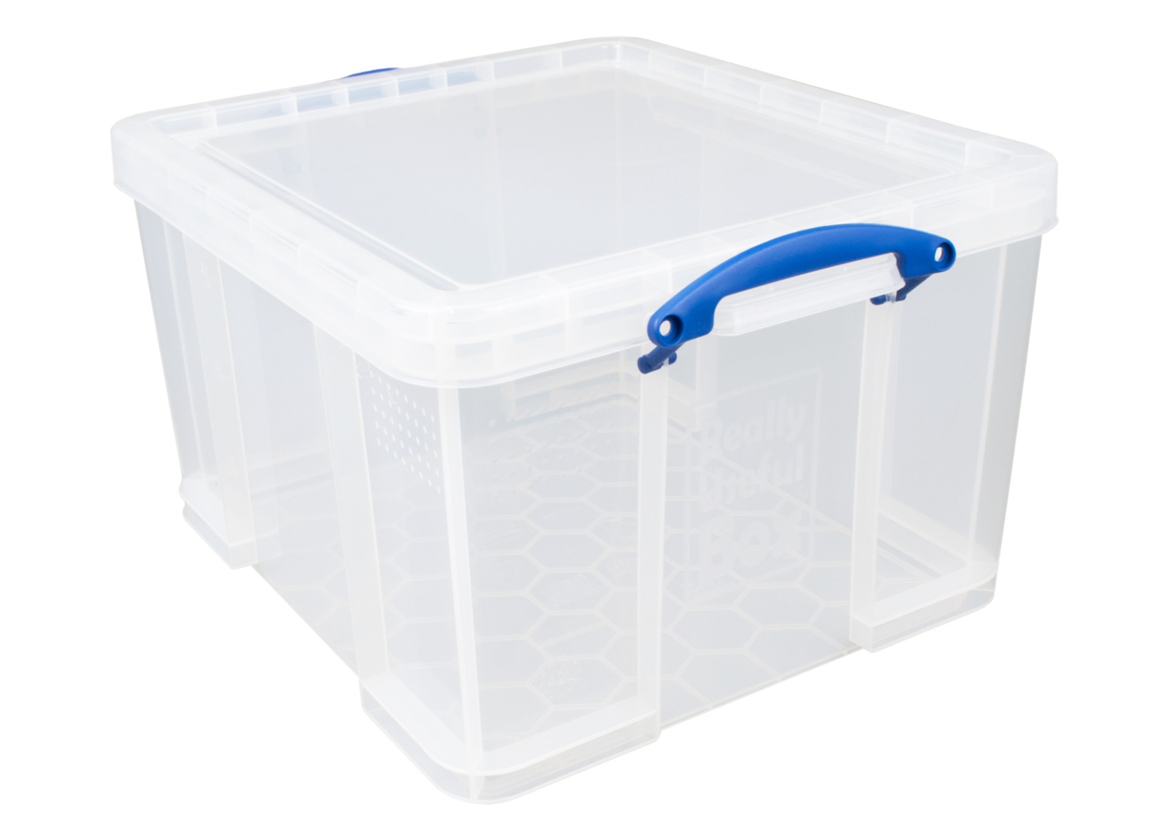 42 Ltr Transparent Really Useful Plastic Storage Box 
