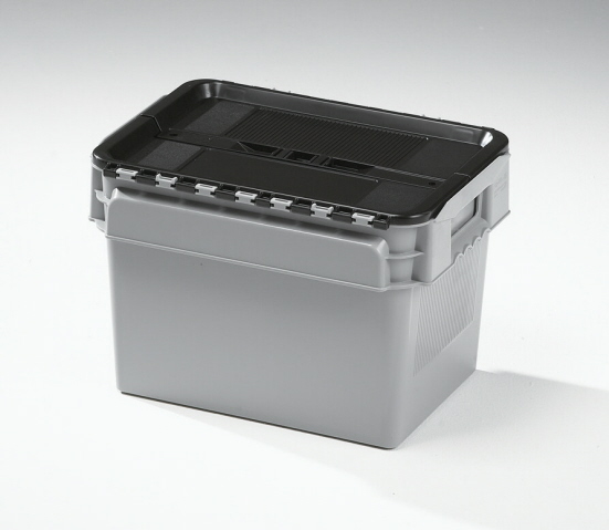 20 Ltr Curtec Stack/Nest Attached Lid Container