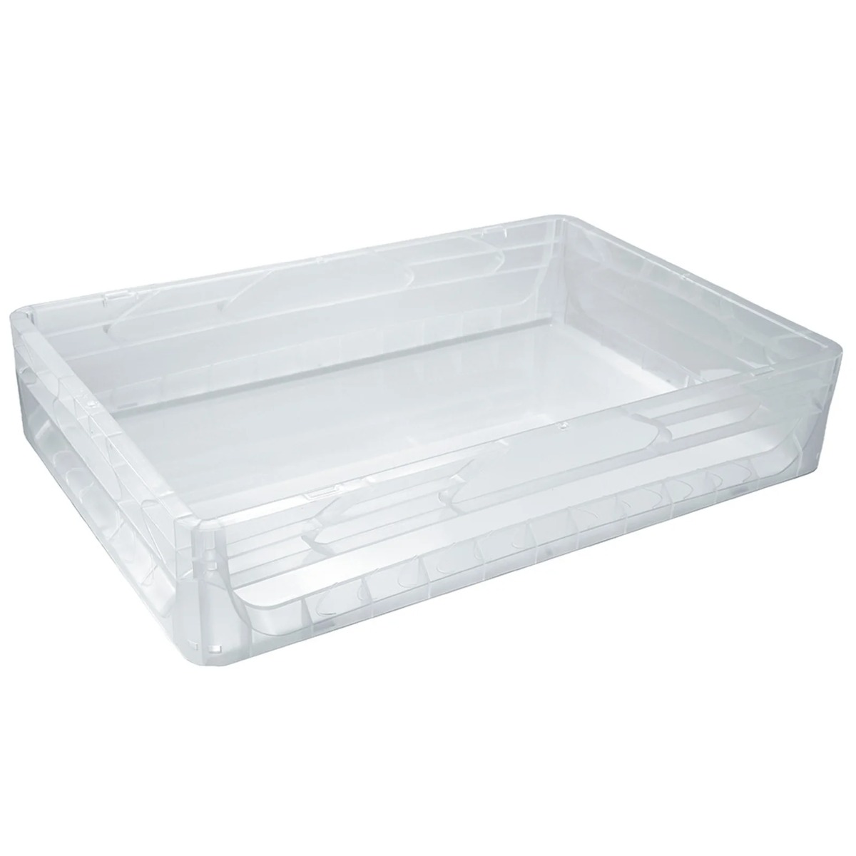 24 Ltr Euronorm Clear Plastic Stacking Container - Clear