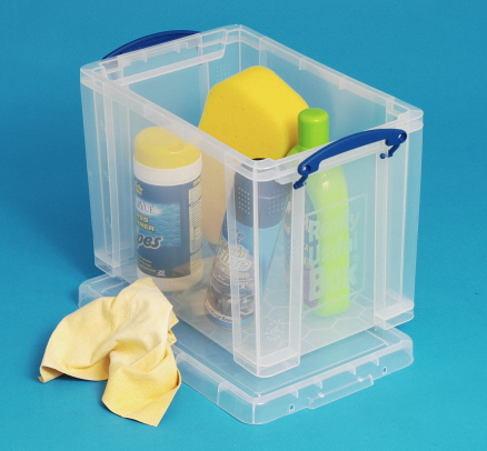 19 Ltr Clear Really Useful Plastic Storage Box