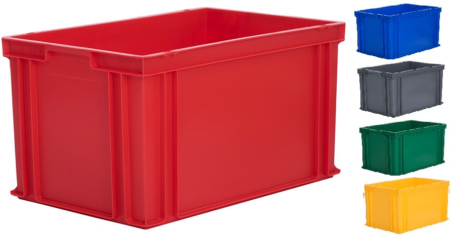 65 Ltr Coloured Euro Plastic Stacking Container