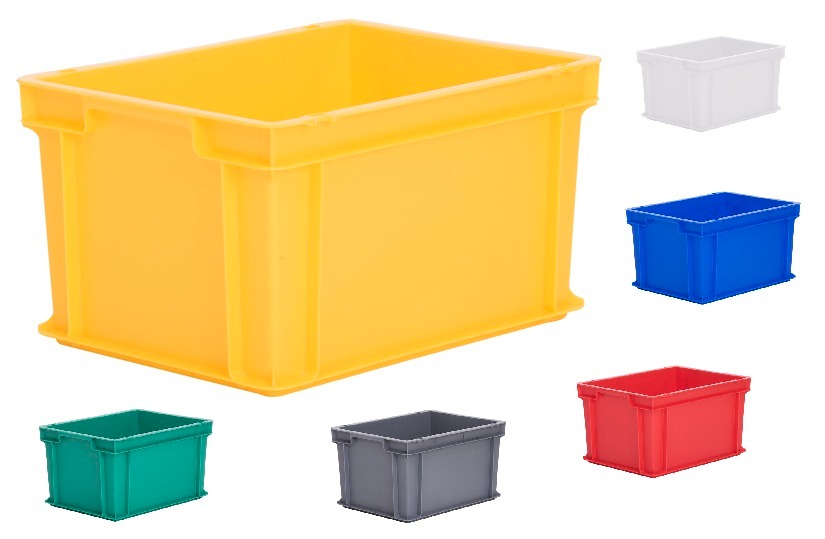19.8 Ltr Coloured Euro Plastic Stacking Container