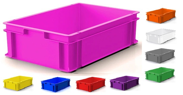 33 Litre Coloured Euro Plastic Stacking Container