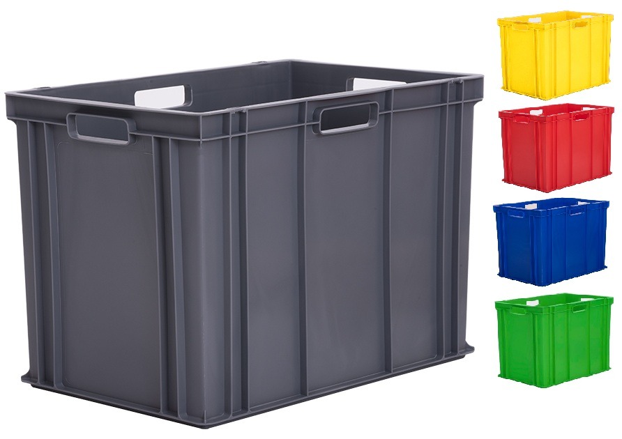 84.5 Ltr Coloured Euro Plastic Stacking Container