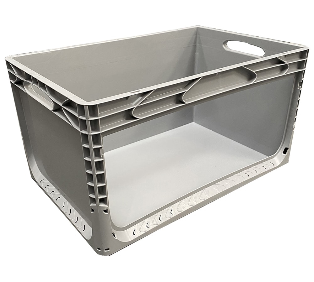66 Litre Open Sided Plastic Picking Container with No Door