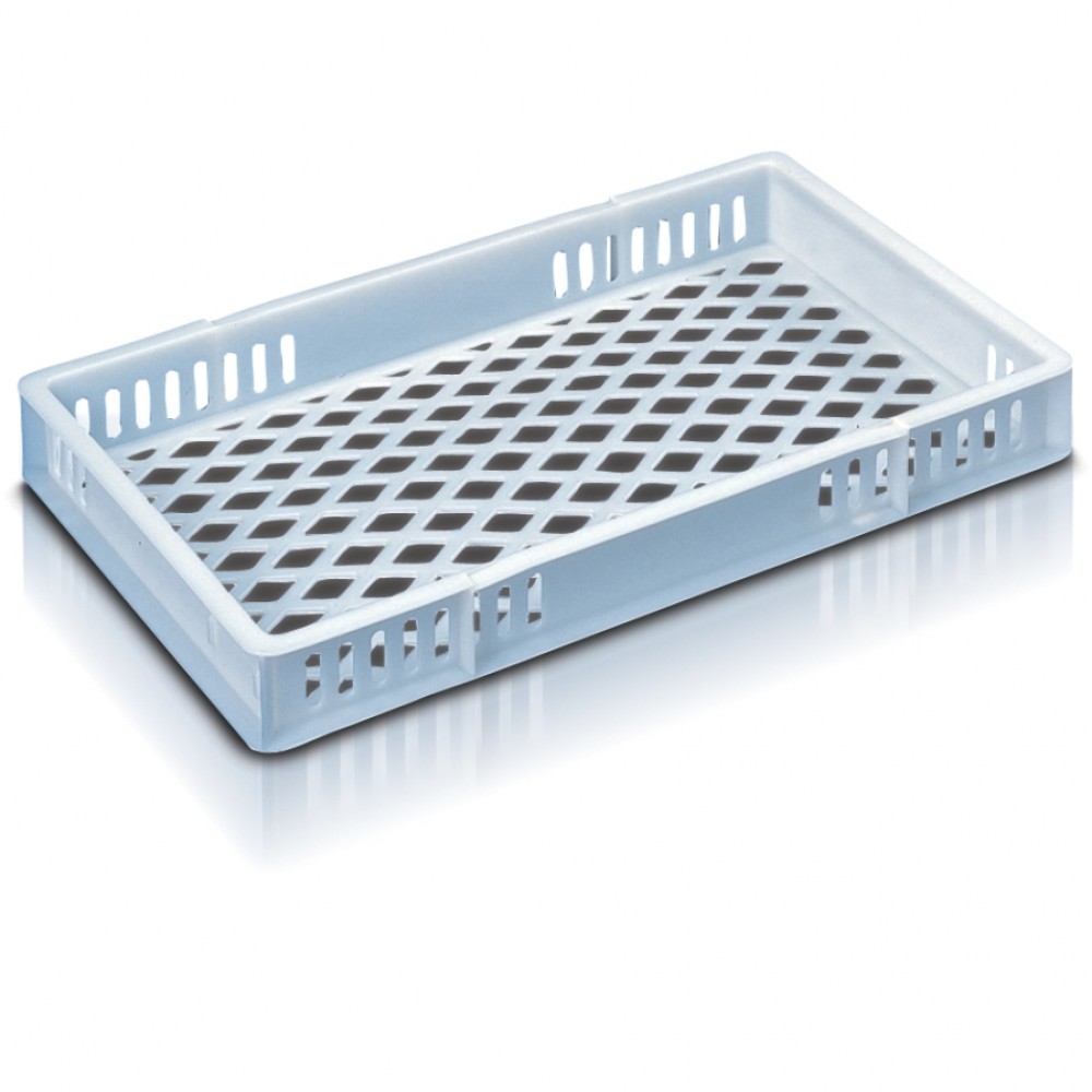 22 Litre Ventilated Plastic Stacking Confectionary Bakery Tray