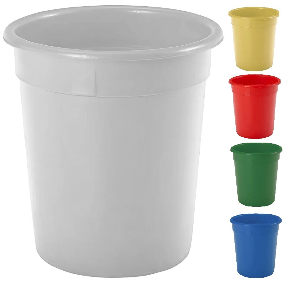 68 Litre 15 Gallon Round Plastic Storage Bin
