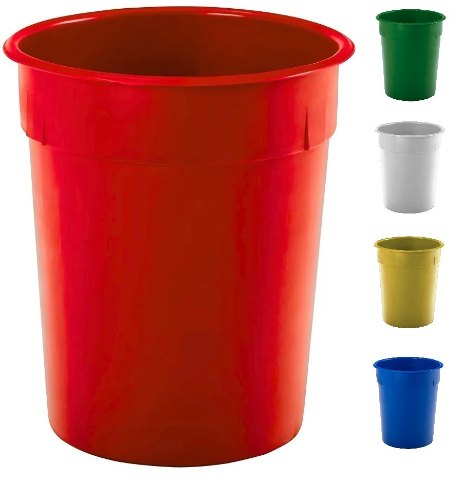 90 Ltr/20 Gallon Round Plastic Storage Bin