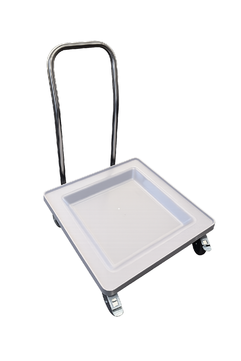 Mobile Transport Dolly for Dishwasher Racks for Commercial Industrial Catering