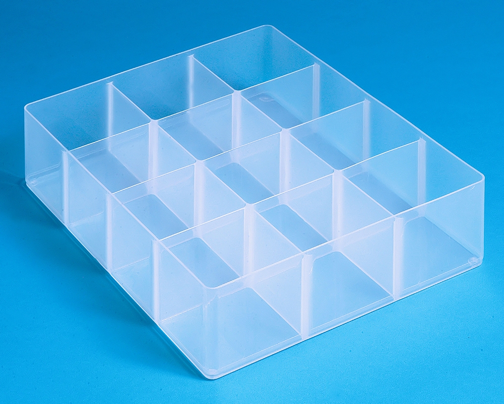 Really Useful 12 Partition Clear Divider Storage Tray 