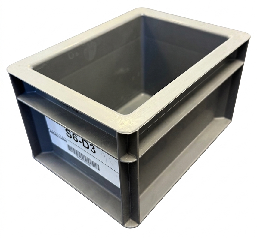 USED 2 Litre Heavy Duty Stacking Plastic Euro Container Box