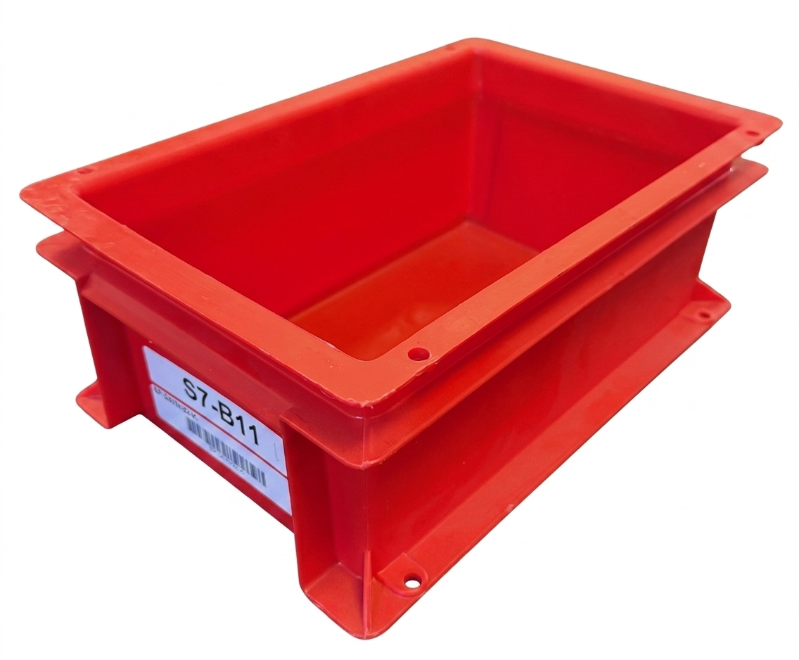 USED 5 Litre Heavy Duty Stacking Plastic Euro Container Box