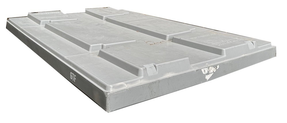 Used Euro Bulk Pallet Box Drop on Lid 1200 x 800mm