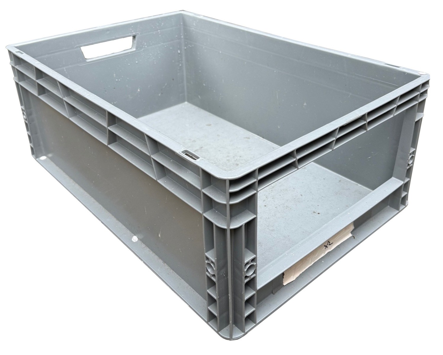 USED 45 Litre Recycled Open Fronted Euro Plastic Stacking Picking Container