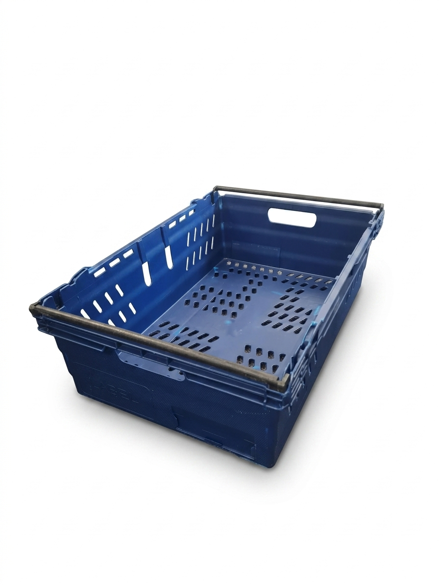38 Litre Used Heavy Duty Stack/Nest Swingbar Container