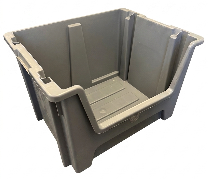 USED XL Store Open Fronted Stack/Nest Plastic Picking Bin