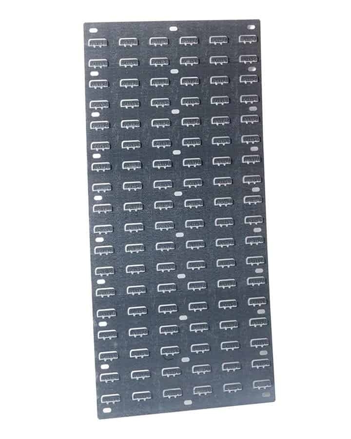 Tall Galvanised Steel Louvered Panel for Small Parts Bins